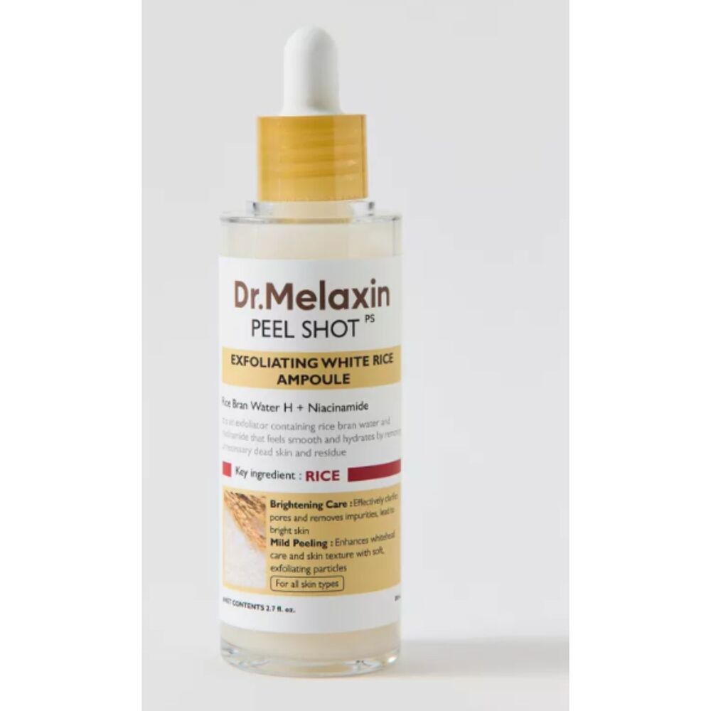 Dr. Melaxin Peel Shot Exfoliating White Rice Ampoule ($26 MSRP)